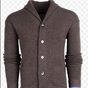 Greyson Ottawa Shawl Cashmere Cardigan -- Heather -- Large